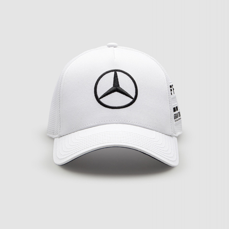 F1 平治車隊 Lewis Hamilton 2022 Team Trucker 帽子 [白色]