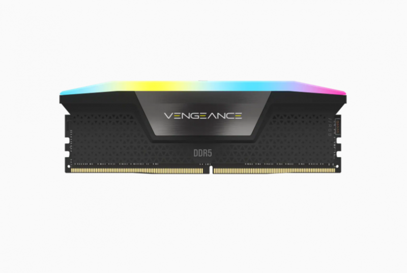 Corsair DOMINATOR PLATINUM RGB DDR5 64GB (4x16GB) 6600MHz C32 Intel Optimierter Arbeitsspeicher (Onboard Spanningsregeling, CORSAIR DHX-Koeling, 12 Ultra-Heldere CAPELLIX RGB LED's) Zwart