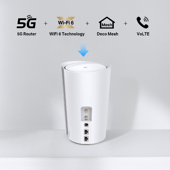 TP-Link Deco X80-5G 5G SIM AX6000 雙頻 Wi-Fi 6 2.5G WAN/LAN CPE Router