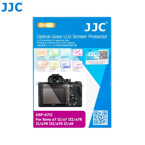 JJC 相機螢幕玻璃貼 GSP-A7II （Sony A7RM4A/3A, FX3, A7C, ZV-1, A9 II, Α9, A7S III/II, A7R IV/III/II, A7 III/II）