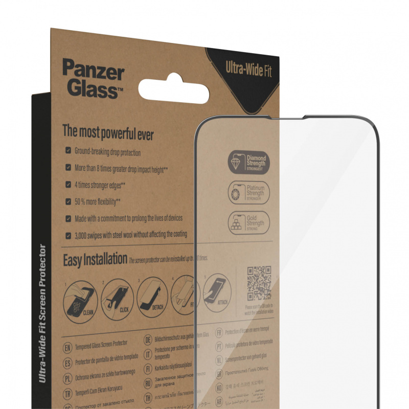 PanzerGlass-高清玻璃屏幕保護貼適用於iPhone 14系列