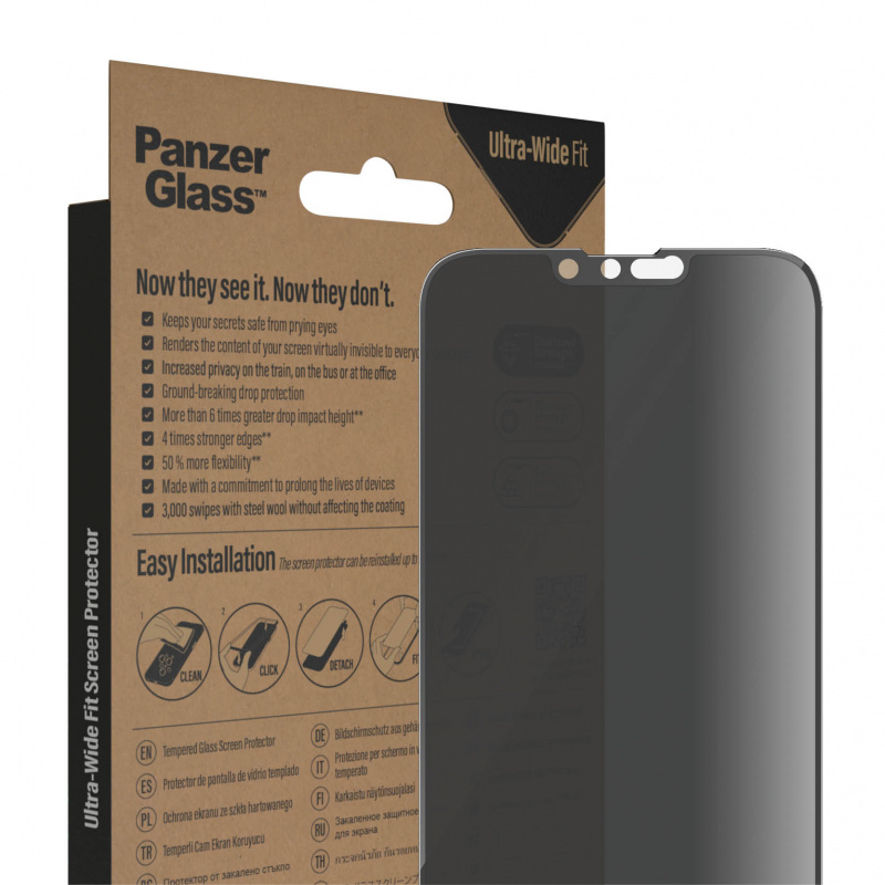 PanzerGlass-防偷窺玻璃屏幕保護貼適用於iPhone 14系列