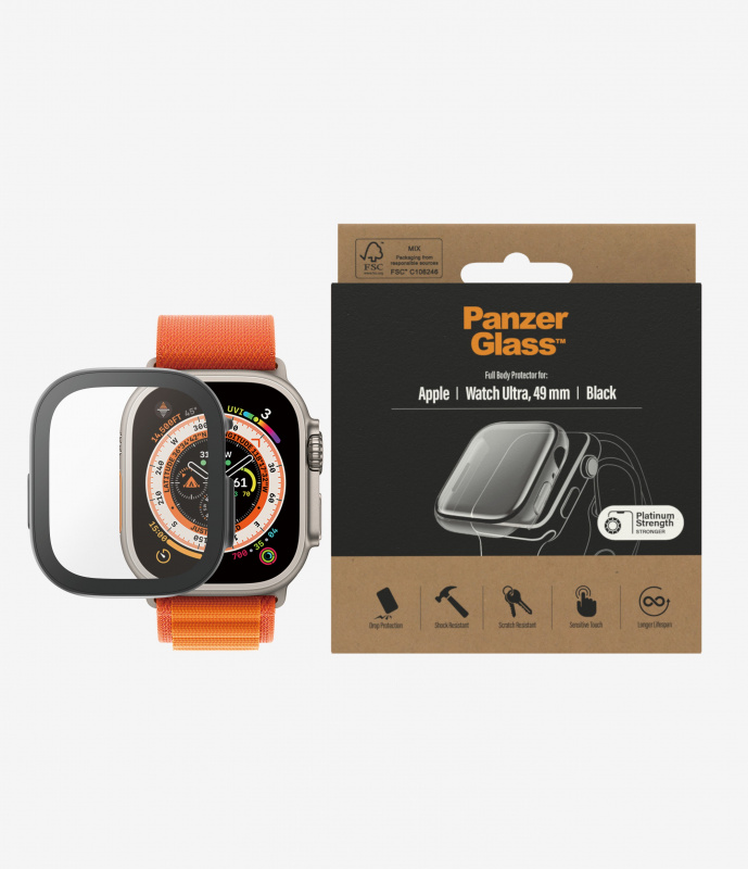 PanzerGlass™ Full Body 保護殼連保護貼適用於Apple Watch Ultra 49mm