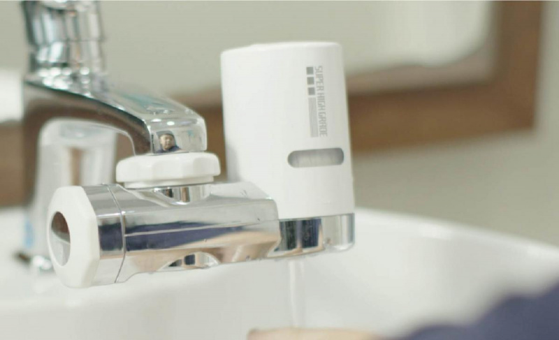 三菱 - Cleansui 水龍頭濾水器 套裝EF201 (一機兩芯套裝) 五重過濾 前置式 【平行進口】