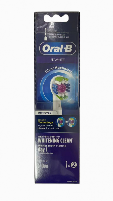 Oral-B - EB18pRB-2 3D專業美白替換刷頭 電動牙刷刷頭 2只裝【平行進口】