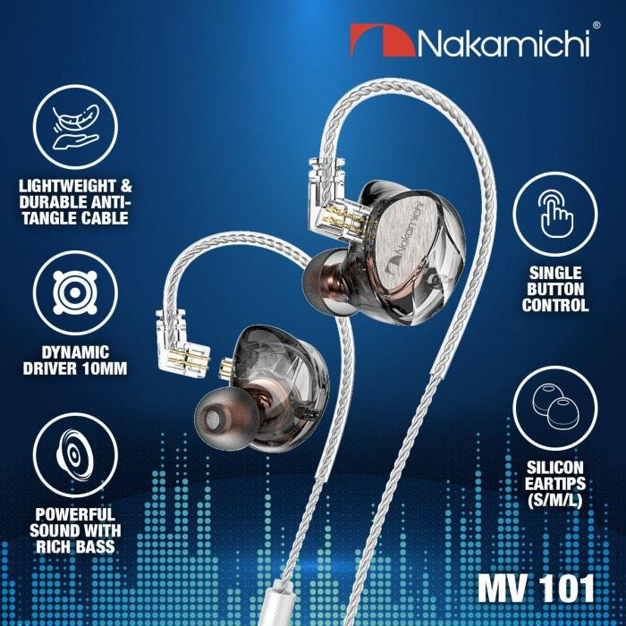 Nakamichi MV101 入耳雙磁單動圈耳機
