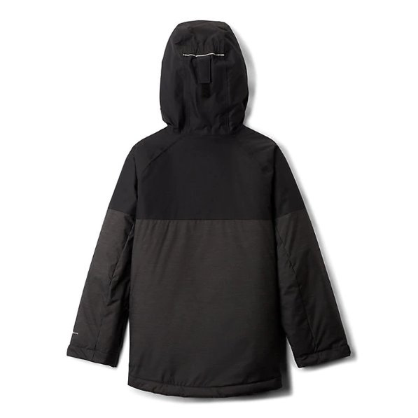 COLUMBIA - 男童奧米防水透氣科技乾爽型登山外套 -黑色