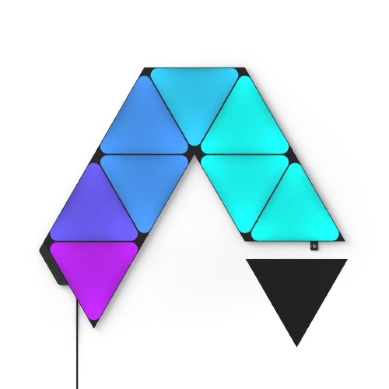 Nanoleaf Shapes Triangles Starter Kit (9PK) 三角形智能燈板入門套裝 (9塊) 限量版極致黑