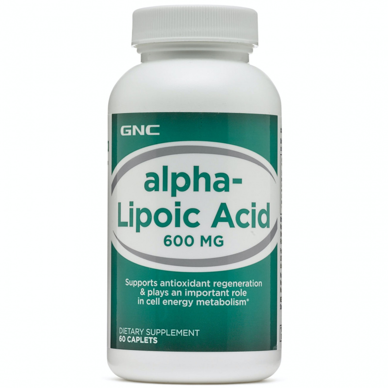 GNC 硫辛酸高含量 600mg 60粒 Alpha-Lipoic Acid 護肝美容排毒