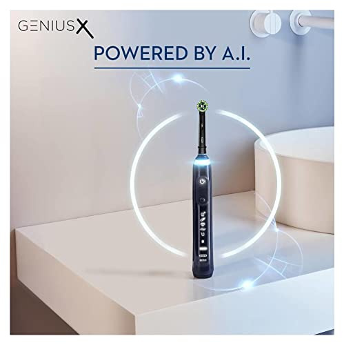Oral B Genius X 智能電動牙刷 (午夜黑限量版) 配備藍牙連接+6種潔淨模式