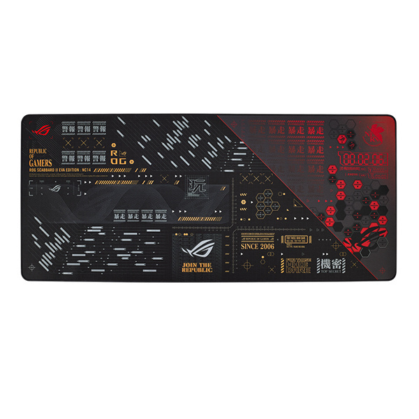 ASUS ROG 新世紀福音戰士 EVA EDITION 加大納米塗層遊戲滑鼠墊