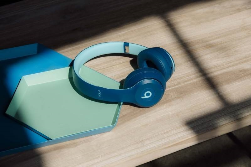 Beats Solo3 真無線貼耳式藍芽耳機 Pop Collection (藍色)