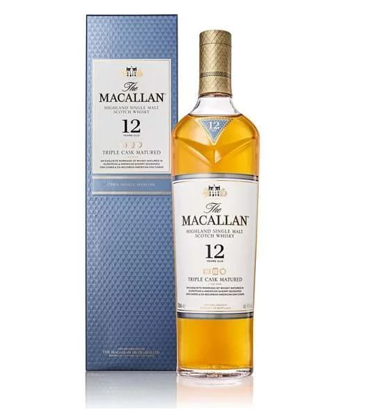 The Macallan 12 Years Old Highland Single Malt Scotch Whisky Triple Cask 40% 700ml 麥卡倫12年三桶威士忌