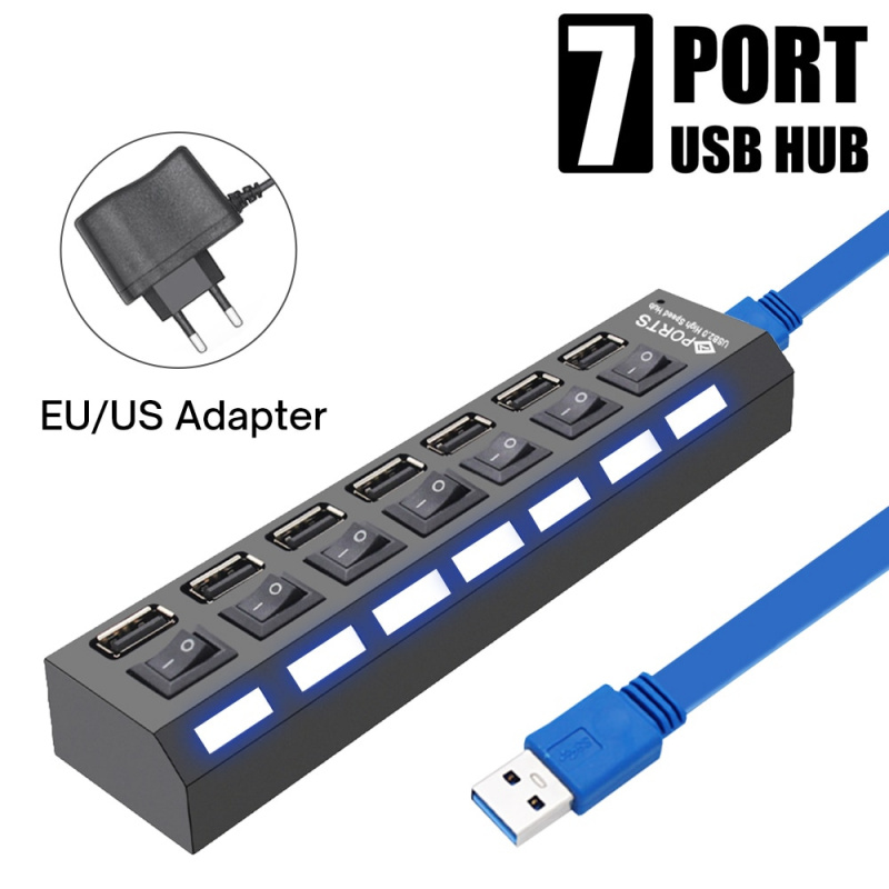 4 7 端口usb Hub 3 0 分配器多usb 2 0 多端口開關 帶電源適配器 適用於pc 筆記本電腦筆記本電腦配件 黑石矩陣數碼科技 4 7 端口usb Hub 3 0 分配器多usb 2 0 多端口開關 帶電源適配器 適用於pc 筆記本電腦筆記本電腦配件 黑石矩陣數碼科技