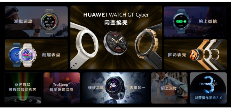 (預訂2-3天到貨) 華為 HUAWEI Watch GT Cyber