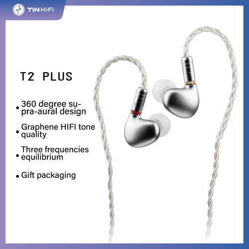 TINHiFi T2 Plus 動態驅動器 HIFI 入耳式監聽發燒友可更換電纜 TIN T5 T4 T3 T2 T1 PRO P1 P2 官方商城
