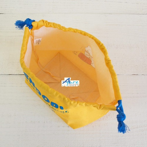 大西賢製-史努比午餐抽繩袋/便當袋/飯盒袋/索繩袋(日本直送&日本製造)