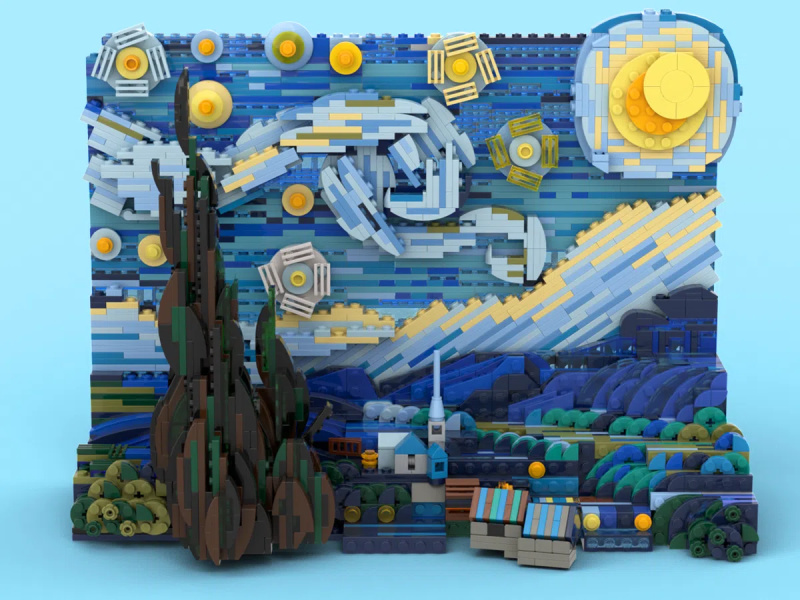 LEGO 21333 Vincent van Gogh - The Starry Night 梵高- 星夜 (Ideas)
