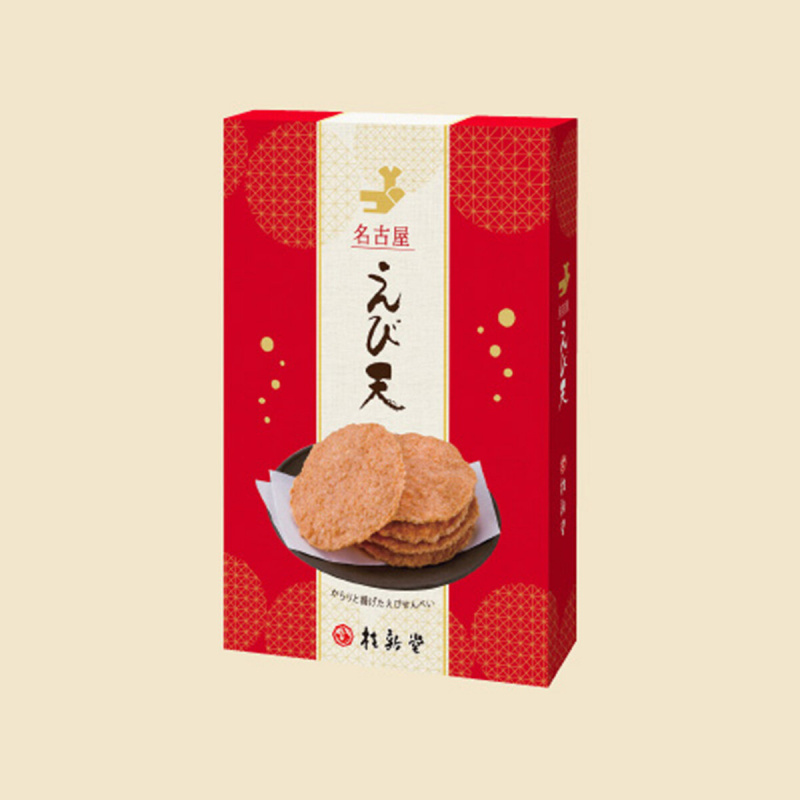 日本 桂新堂 名古屋 天婦羅味 蝦煎餅禮盒 (1盒6件)【市集世界 - 日本市集】