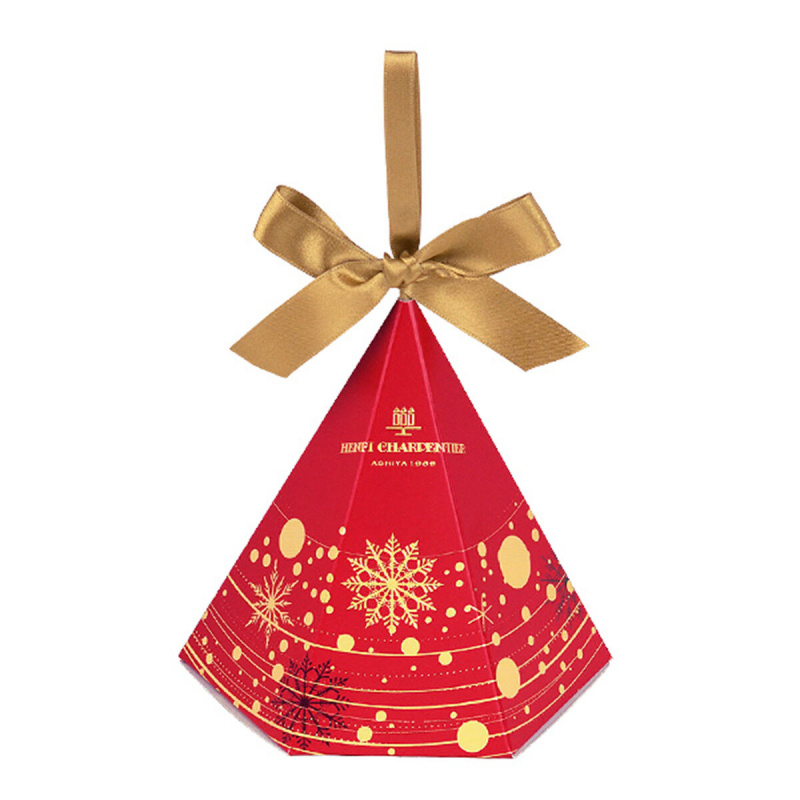 日本Henri C. 聖誕限定 法式繽紛雜錦 迷你蛋糕 聖誕樹形 精緻小禮盒 (1盒6件)【市集世界 - 日本市集】
