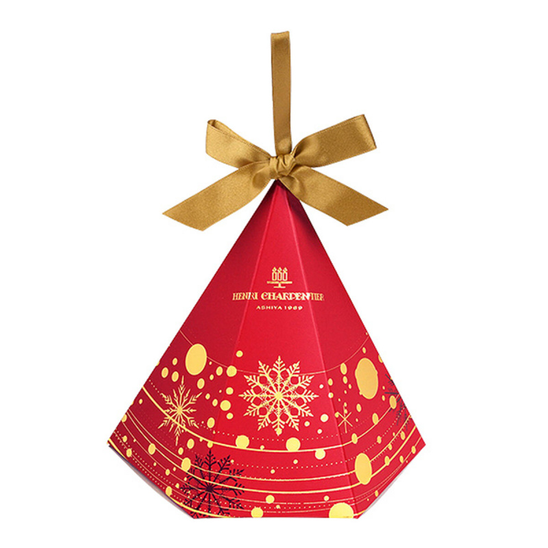 日本Henri C. 聖誕限定 法式繽紛雜錦 迷你蛋糕 聖誕樹形禮盒 (1盒12件)【市集世界 - 日本市集】