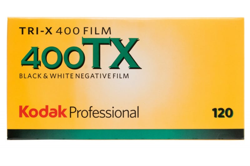 柯達 - 專業級 TRI-X PAN TX120 400 度 黑白 中片幅菲林 (5卷裝)
