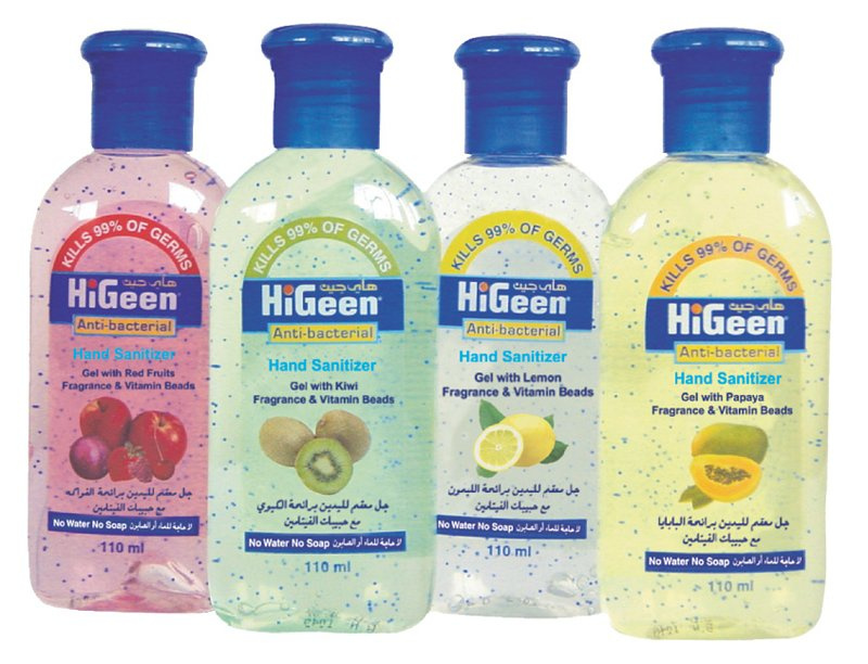 HiGeen 消毒搓手液 110ml *1 (香味隨機) (5支起免運費）