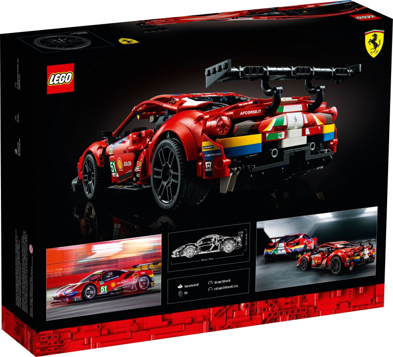 LEGO 42125 Ferrari 488 GTE “AF Corse #51” 法拉利 (Technic)【家電家品節】