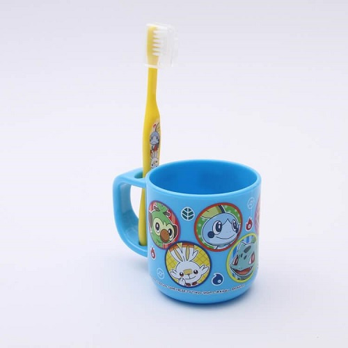 Skater-寵物小精靈/精靈寶可夢兒童3-5歲牙刷架漱口杯連牙刷180ml-日本直送