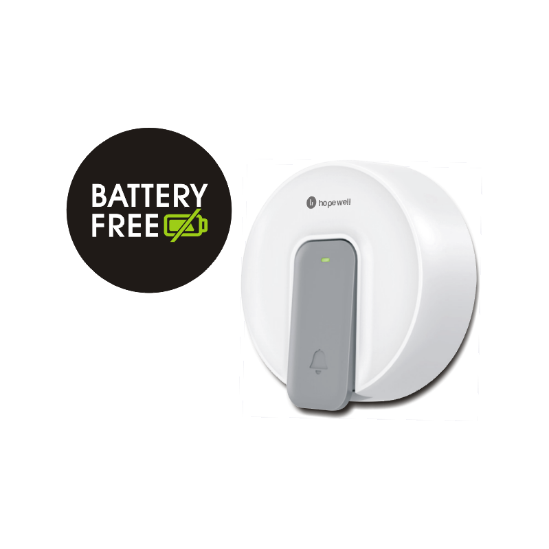 Hopewell 150m EXTRA Mini Battery-Free Plug-In Wireless Doorbell 無線門鈴 DBF-M2