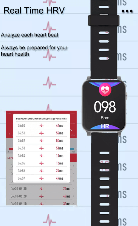 Spovan SW12 心率血壓氧氣健康監測智能手錶