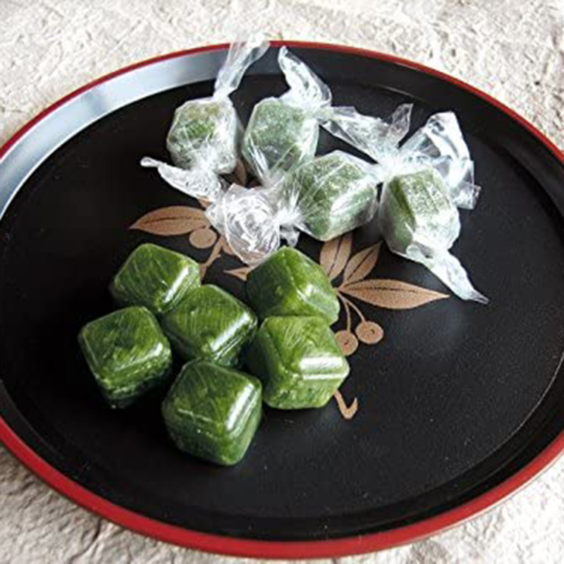 日本 京都舞妓の茶本舖 綠色寶石 頂級綠茶玉露立方糖 80g【市集世界 - 日本市集】
