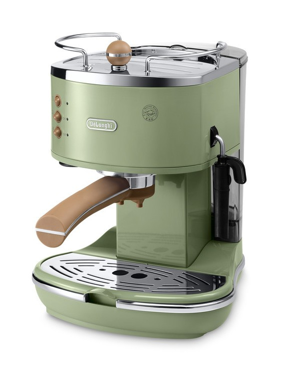 De'Longhi 意式早餐復古系列半自動咖啡機 ECOV311 橄欖綠 (GR)