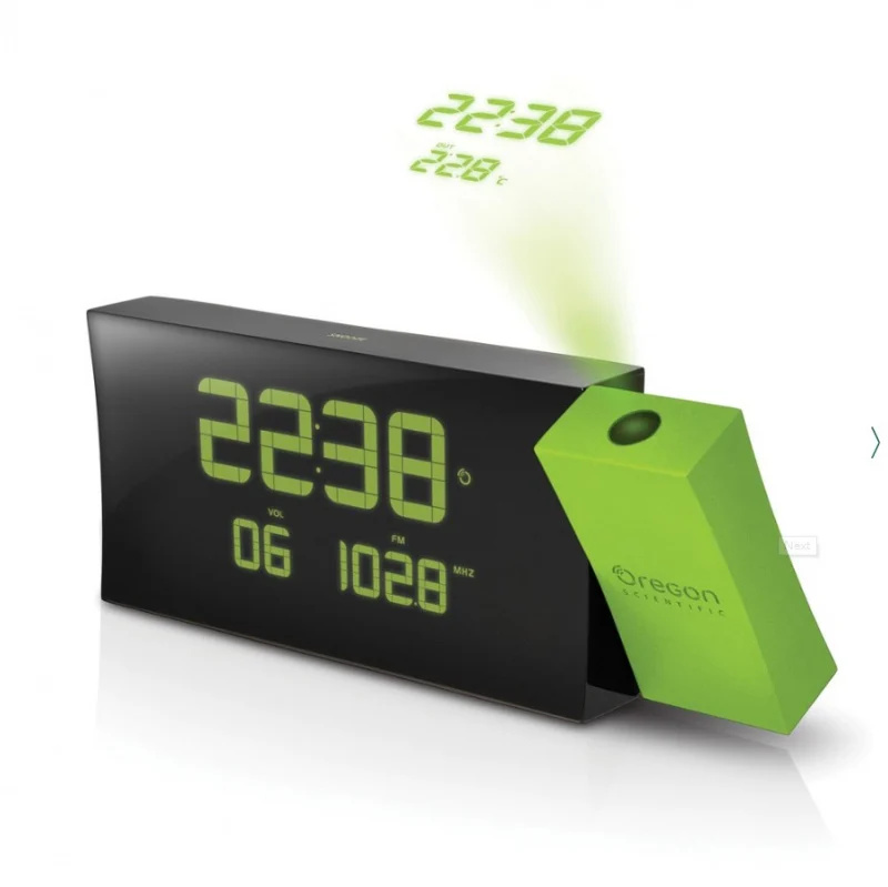 【陳列品】Oregon Scientific RRA222PNH PRYSMA G 稜光收音機投影時計(綠色)