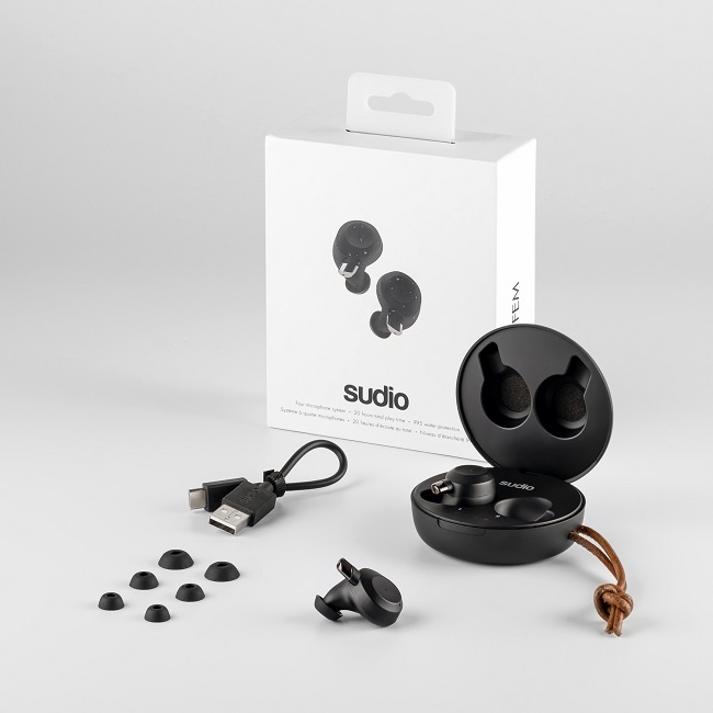 SUDIO - Fem Wireless Earbuds- Black 真無線藍牙耳機