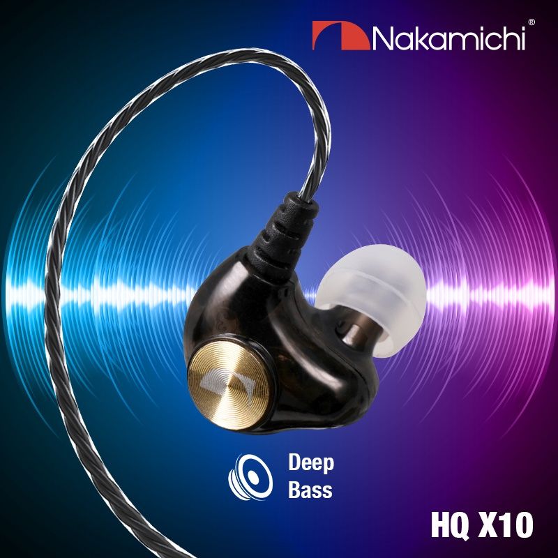 Nakamichi HQ X10 動圈入耳式監聽有線耳機
