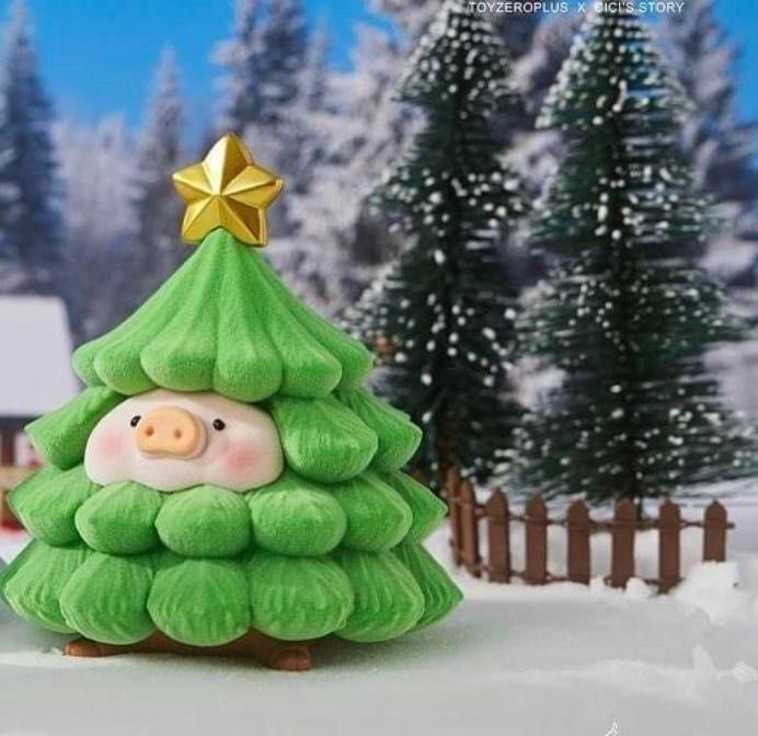 聖誕限量版LuLu豬  XL CHRISTMAS TREE LULU