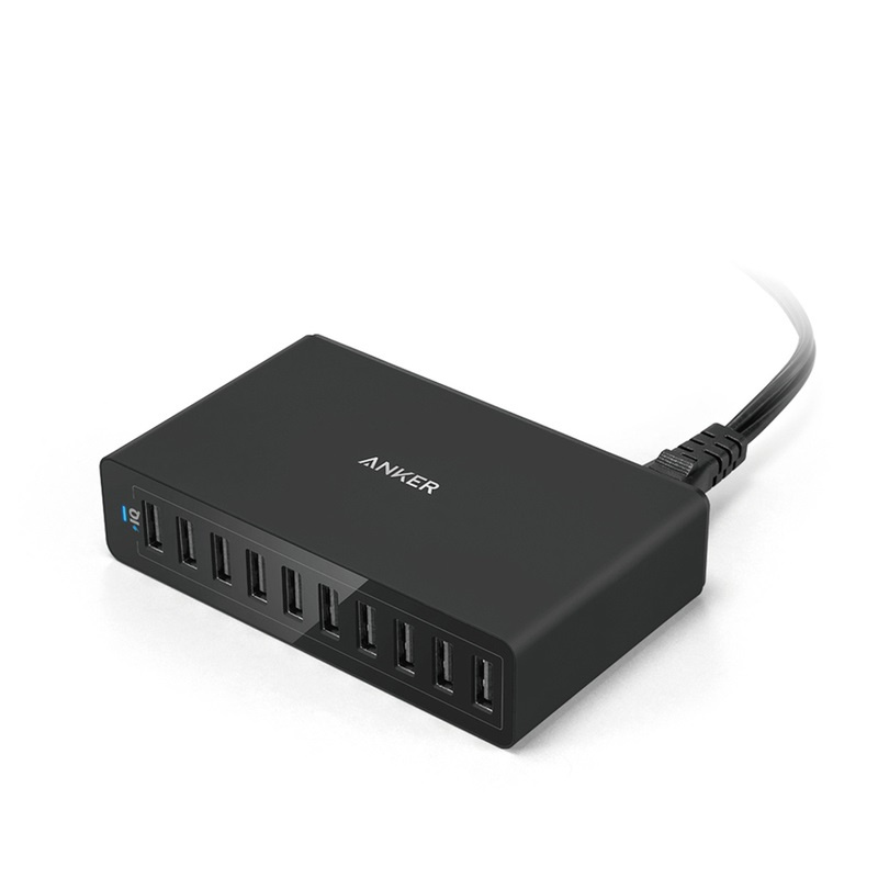 Anker PowerPort 10 60W 10 Port USB Wall Charger【香港行貨保養】