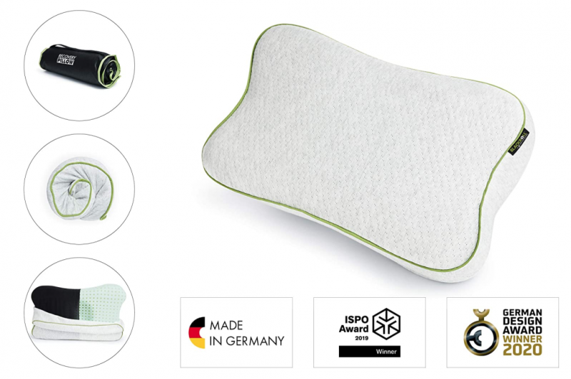 BLACKROLL-Recovery Pillow 德國攜帶式放鬆舒壓枕頭 人體工程學設計