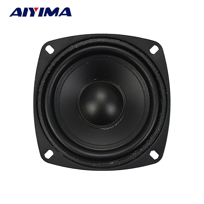 AIYIMA 1 件 4 英寸音頻低音炮揚聲器 30 W 8 歐姆低音揚聲器中音低音電腦揚聲器適用於家庭影院音響系統