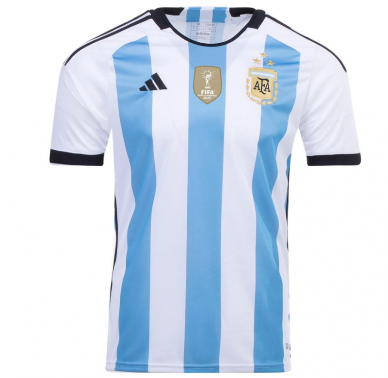 [預訂] Adidas Argentina 阿根廷 2022世界杯冠軍 三星章主場球迷版球衣 (附字章選項)