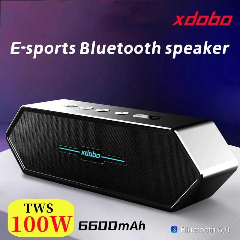 xdobo無線藍牙音箱重低音戶外低音炮360立體聲TWS caixa de som for PC Spund Column電競音箱
