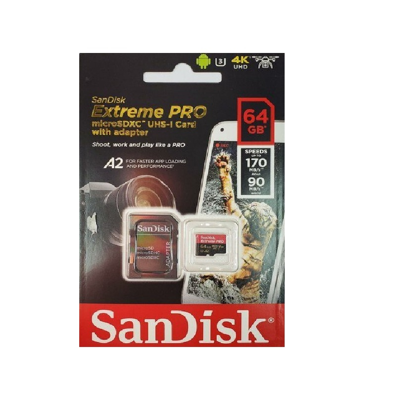 SanDisk Extreme Pro A2 64GB MicroSDXC 【香港行貨保養】