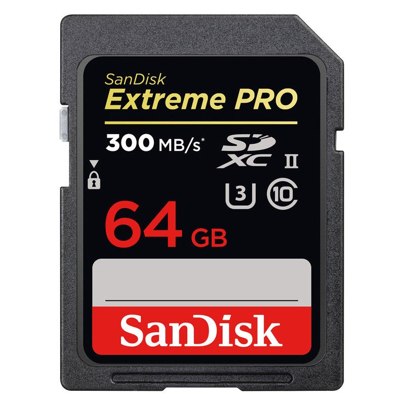 SanDisk Extreme Pro SDHC UHS-II (Class 10) 64GB 300MB/s 【香港行貨保養】