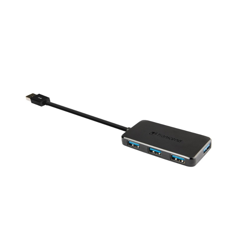 Transcend USB 3.1 Gen1 4-Port Hub (TS-HUB2K)【香港行貨保養】