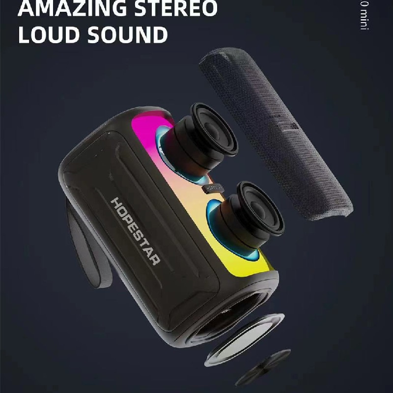 無線藍牙音箱便攜式音柱遊戲低音炮家庭影院 3D 立體聲環繞 TWS Caixa De Som 電腦