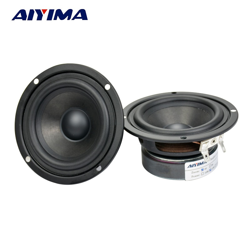 AIYIMA 2Pcs 3Inch Audio Portable Speakers Stereo Full Range 4Ohm 15W Hifi Loudspeaker DIY For Computer Speaker