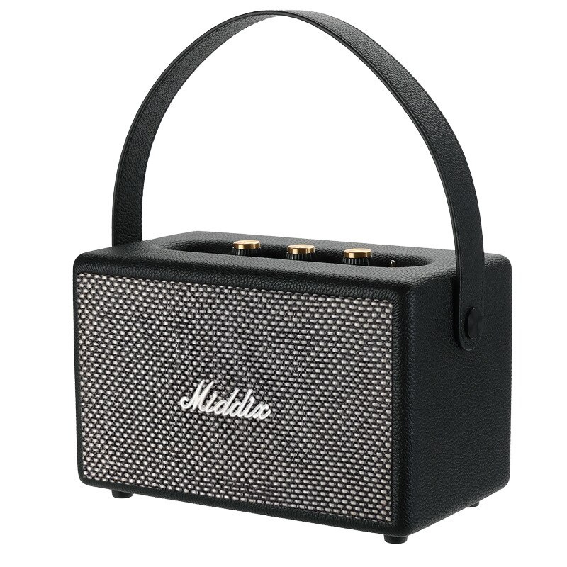 MIDDIX M5木質復古藍牙音箱戶外便攜低音炮高品質家用電腦音箱音樂中心caixa de som
