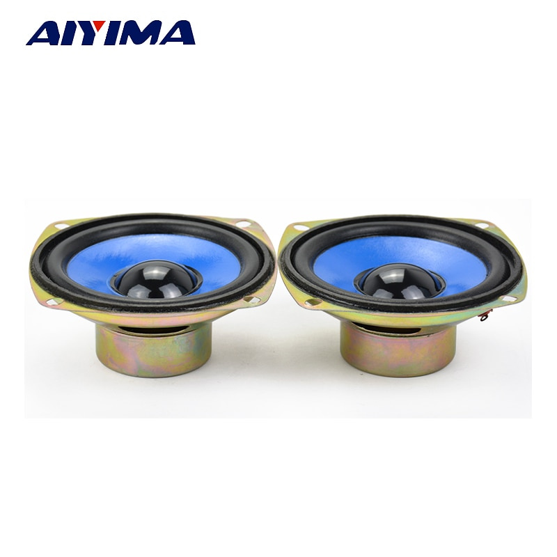 AIYIMA 2Pcs 3 Inch 4 Ohm 5W Portable Loudspeakers Full Range Anti-Magnetic Mini Audio Speaker DIY LCD TV Computer S