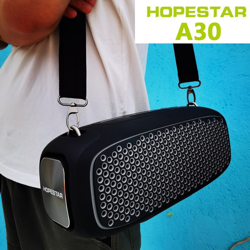 HOPESTAR 55W 大功率便攜式藍牙音箱超重低音柱電腦音箱低音炮音樂中心 caixa de som
